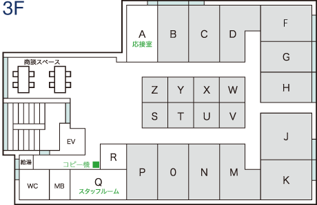 フロアガイド 3F